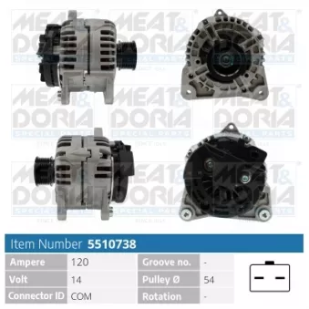 Alternateur MEAT & DORIA 5510738