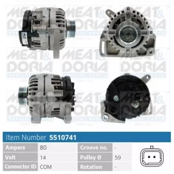 Alternateur MEAT & DORIA 5510741