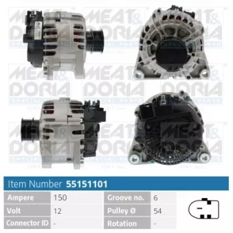 Alternateur MEAT & DORIA 55151101