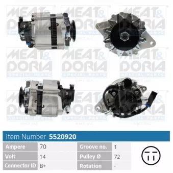 Alternateur MEAT & DORIA 5520920