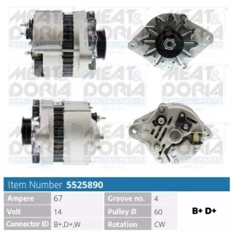 Alternateur MEAT & DORIA 5525890