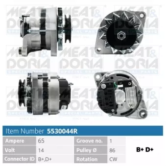 Alternateur MEAT & DORIA 5530044R