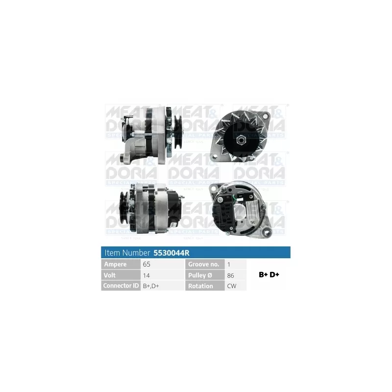 Alternateur MEAT & DORIA 5530044R