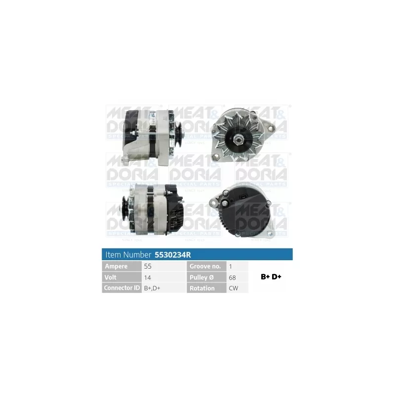 Alternateur MEAT & DORIA 5530234R