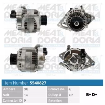 Alternateur MEAT & DORIA 5540827