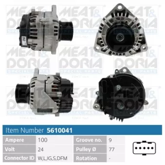 Alternateur MEAT & DORIA 5610041