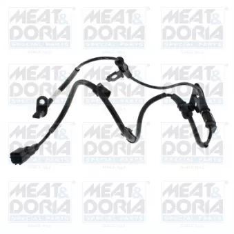 Capteur, vitesse de roue avant gauche MEAT & DORIA 901443