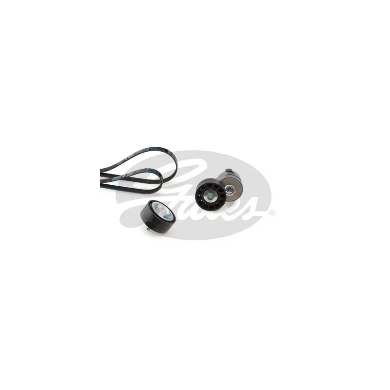 Jeu de courroies trapézoïdales à nervures GATES K047PK1078