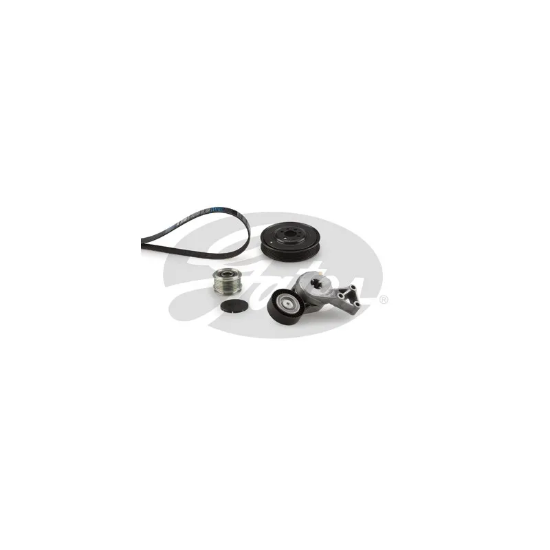 Jeu de courroies trapézoïdales à nervures GATES K076PK1043