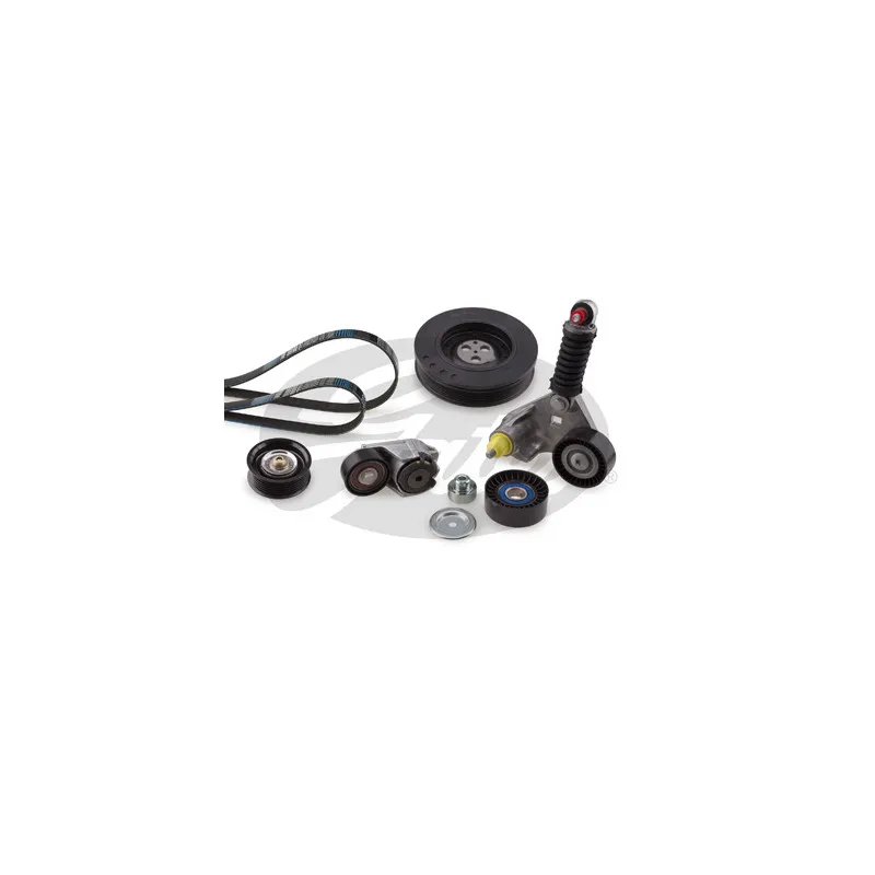 Jeu de courroies trapézoïdales à nervures GATES K126PK1640