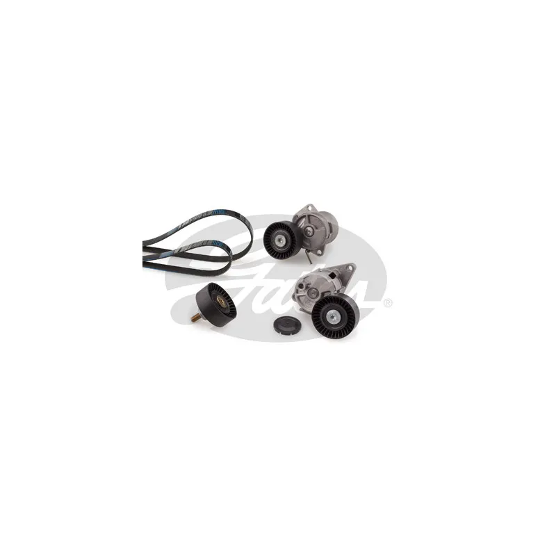 Jeu de courroies trapézoïdales à nervures GATES K156PK1708