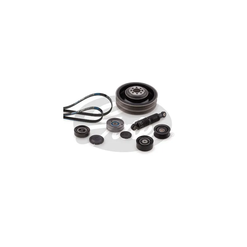 Jeu de courroies trapézoïdales à nervures GATES K156PK2403