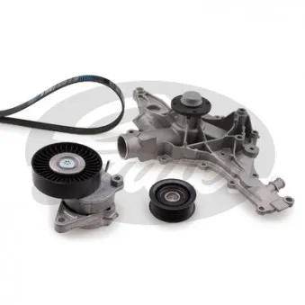 Pompe à eau+Jeu de courroie trapézoïdale à nervures GATES KP16PK2390