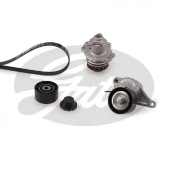 Pompe à eau+Jeu de courroie trapézoïdale à nervures GATES KP17PK1705
