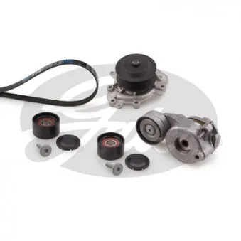 Pompe à eau+Jeu de courroie trapézoïdale à nervures GATES KP17PK2035-2