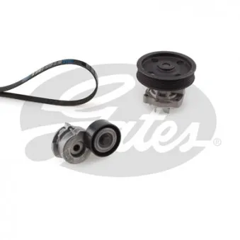 Pompe à eau+Jeu de courroie trapézoïdale à nervures GATES KP26PK1183