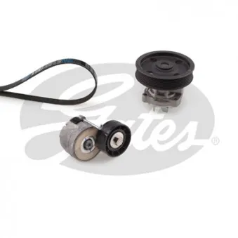 Pompe à eau+Jeu de courroie trapézoïdale à nervures GATES KP26PK1320