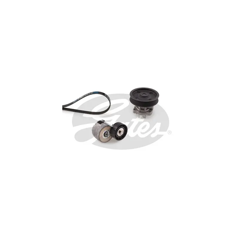 Pompe à eau+Jeu de courroie trapézoïdale à nervures GATES KP26PK1320