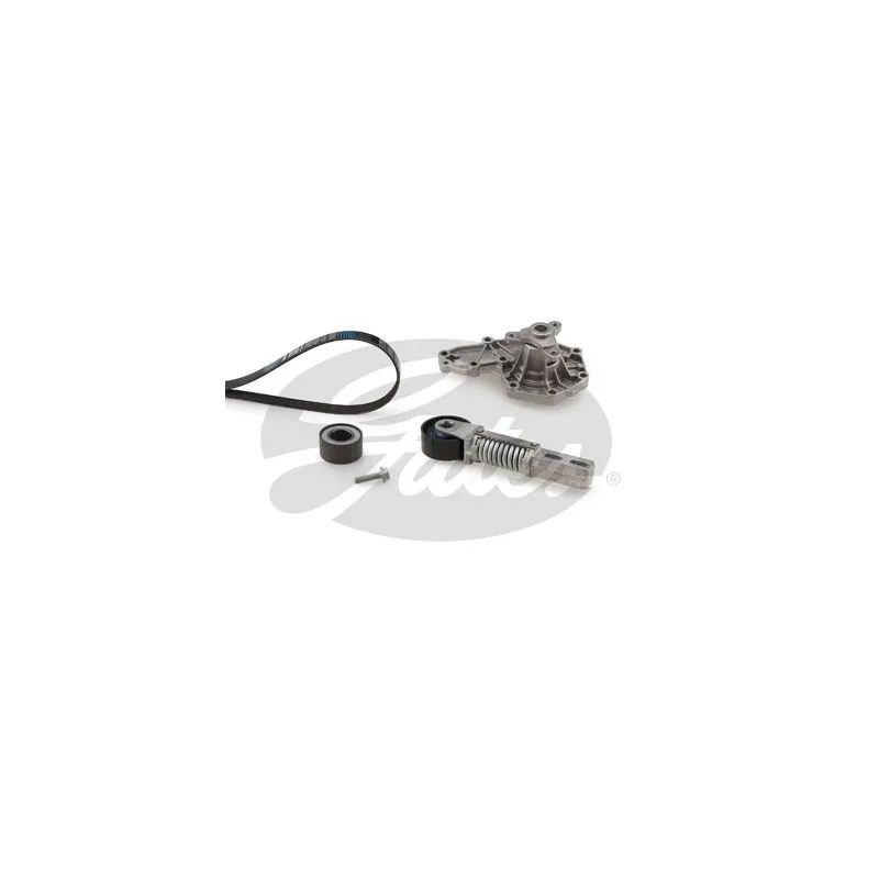 Pompe à eau+Jeu de courroie trapézoïdale à nervures GATES KP26PK1605