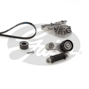 Pompe à eau+Jeu de courroie trapézoïdale à nervures GATES KP26PK1640