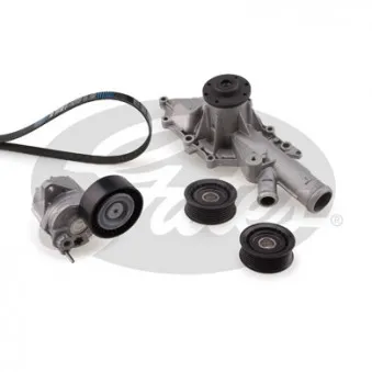 Pompe à eau+Jeu de courroie trapézoïdale à nervures GATES KP26PK2260-2