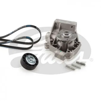 Pompe à eau+Jeu de courroie trapézoïdale à nervures GATES KP46PK948