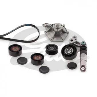 Pompe à eau+Jeu de courroie trapézoïdale à nervures GATES KP66PK2500