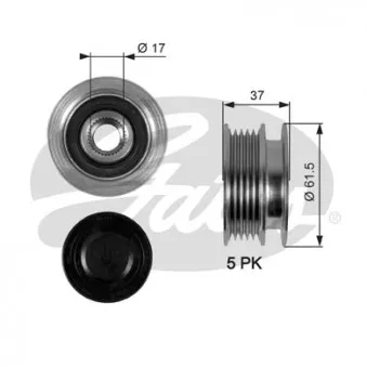 Poulie roue libre, alternateur GATES OAP7067