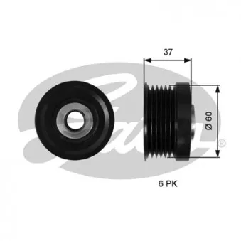 Poulie roue libre, alternateur GATES OAP7221