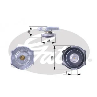 Bouchon de radiateur GATES RC135