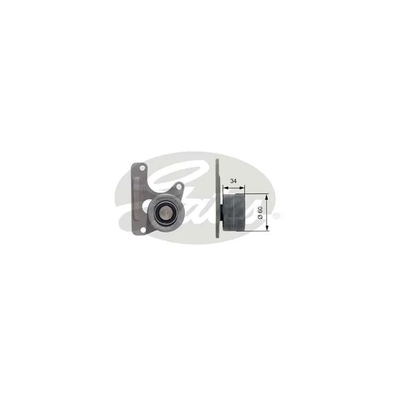 Poulie renvoi/transmission, courroie de distribution GATES T42068