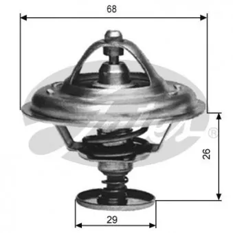 Thermostat d'eau GATES TH09789G1