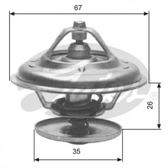 Thermostat d'eau GATES TH11680G1