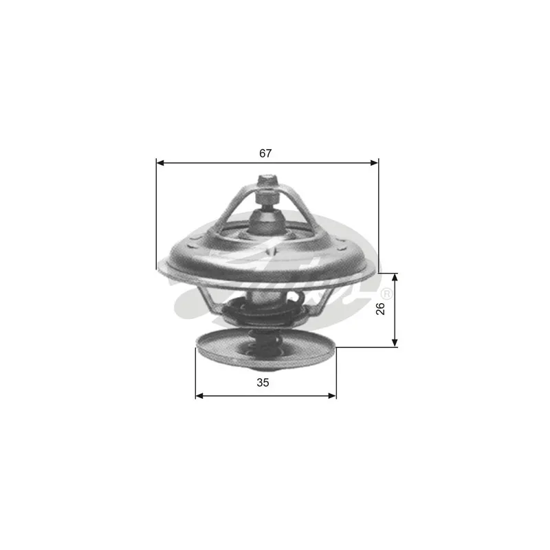 Thermostat d'eau GATES TH11680G1