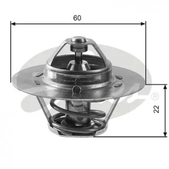 Thermostat d'eau GATES TH12480G1