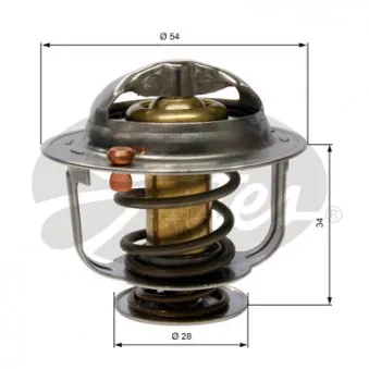 Thermostat d'eau GATES TH31788G1
