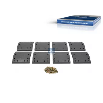 Kit de garnitures de frein, frein à tambour DT 10.23001