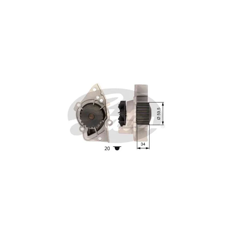 Pompe à eau GATES WP0013