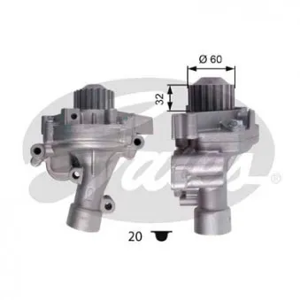 Pompe à eau GATES WP0080