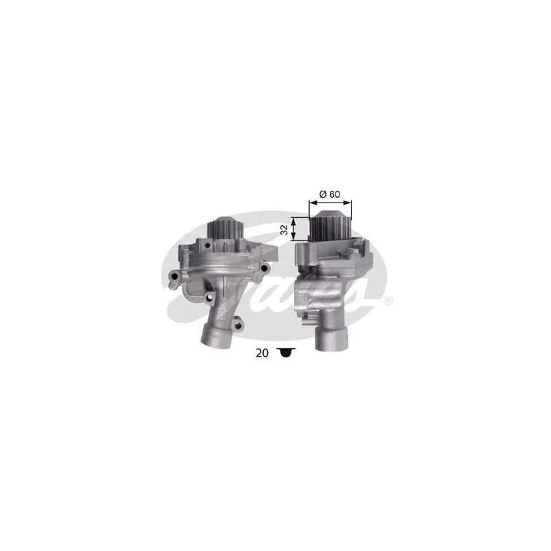 Pompe à eau GATES WP0080