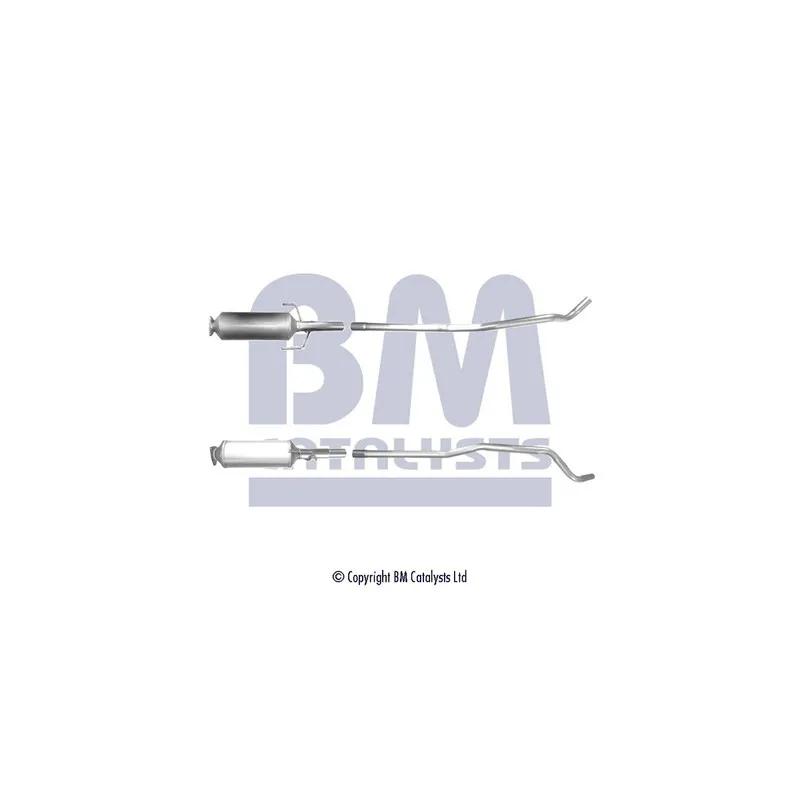 Filtre à particules / à suie, échappement BM CATALYSTS BM11020P