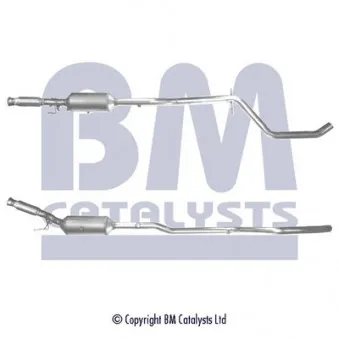 Filtre à particules / à suie, échappement BM CATALYSTS BM11117H