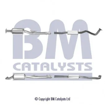 Filtre à particules / à suie, échappement BM CATALYSTS BM11176