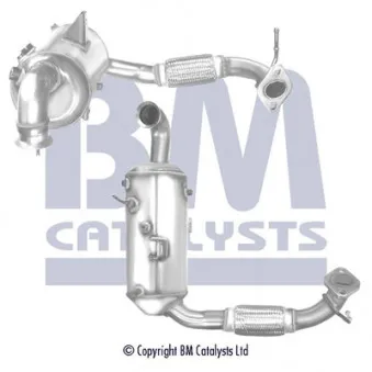 Filtre à particules / à suie, échappement BM CATALYSTS BM11244H