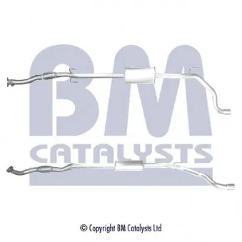 Tuyau d'échappement BM CATALYSTS