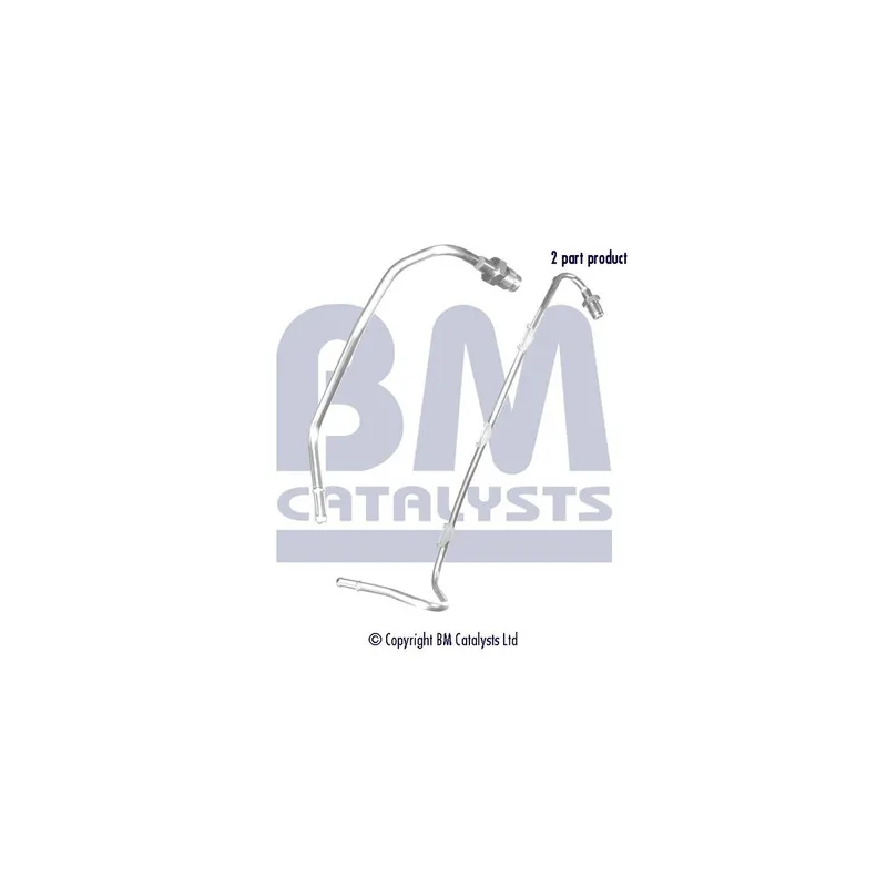 Conduite à press, capteur de press (filtre particule/suie) BM CATALYSTS PP11121C