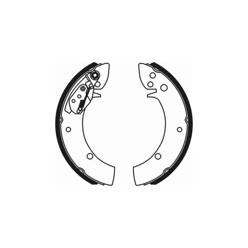 Jeu de mâchoires de frein ABE C00015ABE