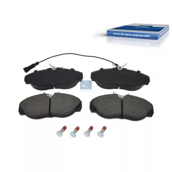 Jeu de 4 plaquettes de frein avant DT 12.93109