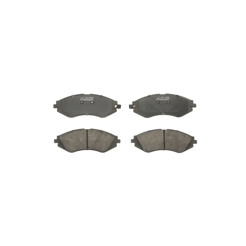 Jeu de 4 plaquettes de frein avant ABE C10003ABE