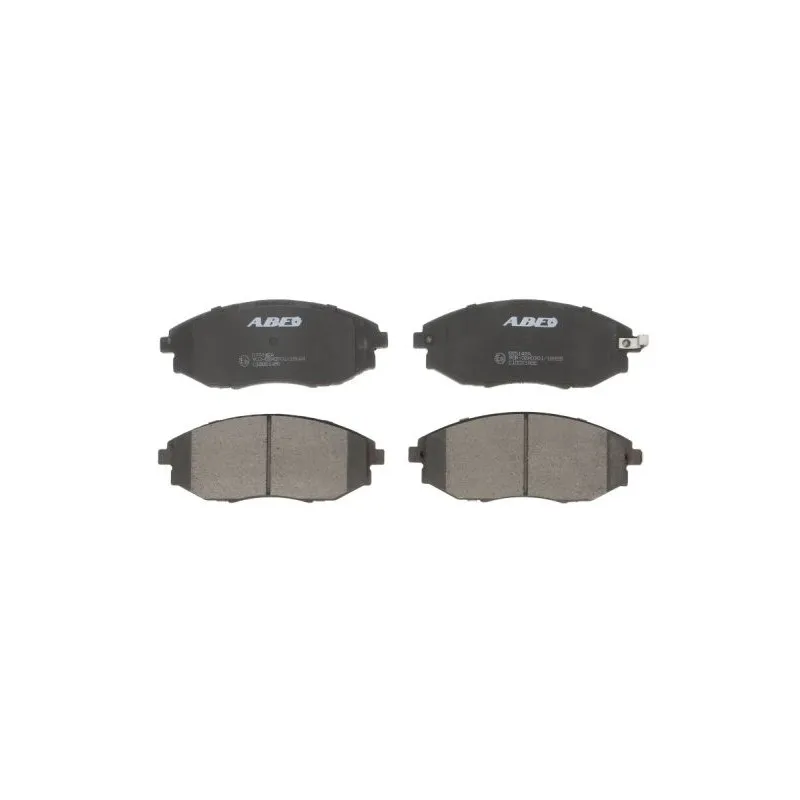 Jeu de 4 plaquettes de frein avant ABE C10021ABE